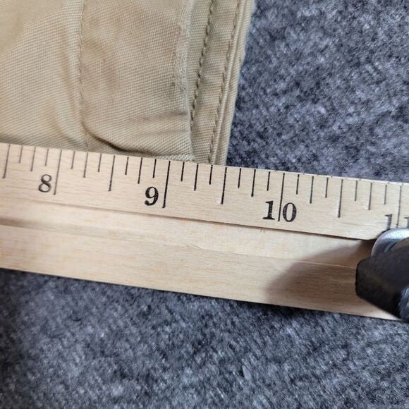 Abercrombie & Fitch Men's 28 Cargo Khaki Distressed Grunge Paratrooper New - Picture 12 of 12